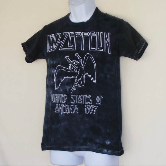 LED ZEPPELIN Tshirt, S, Tie Dye, Swan Song logo - Picture 4 of 7